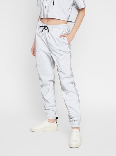 Noisy May Sweatpants in Silver Randy - Sweatpants - Main image