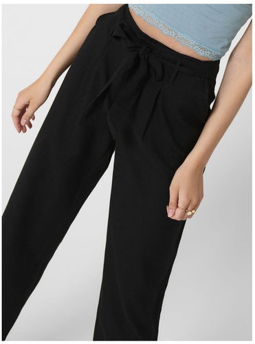 ONLY Black Elasticated Waist Trousers