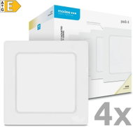 Modee Lightning LED Stropní panel čtverec, 6 W 4000 K bílý, 660 lm, 4 ks - LED Panel
