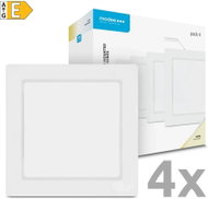 Modee Lightning LED Stropní panel čtverec, 18 W, 4000 K, bílý, 1980 lm, 4 ks - LED Panel