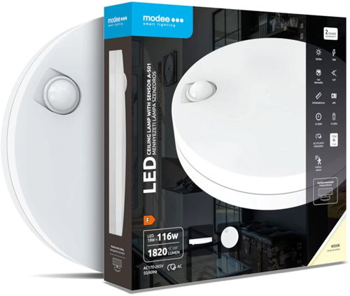 Modee Lightning LED Stropní svítidlo 18 W se senzorem, 1820 lm - Ceiling Light - Main image