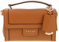 GUESS Eco Angy Top Handle Flap Hnědá - Handbag