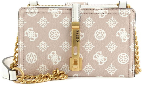 GUESS James Logo Mini Girlfriend Xbody Růžová - Handbag - Main image