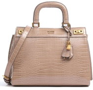 GUESS Katey Croc Lrg Luxury Satchel Béžová - Handbag