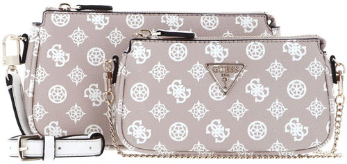 GUESS Noelle Dbl Pouch Crossbody Růžová - Handbag - Main image