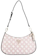 GUESS Noelle Top Zip Shoulder Bag Růžová - Handbag