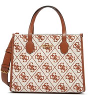 GUESS Silvana 2 Compartment Tote Hnědá - Handbag