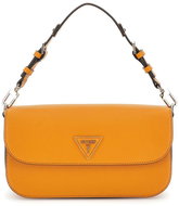 GUESS Brynlee Saffiano Shoulder Bag Hořčicová - Handbag
