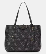 GUESS Eco Brenton Maxi 4G Logo Shopper Černá - Handbag