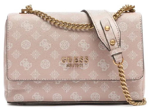 GUESS Fynna Convertible Crossbody Bag Pink - Handbag - Main image