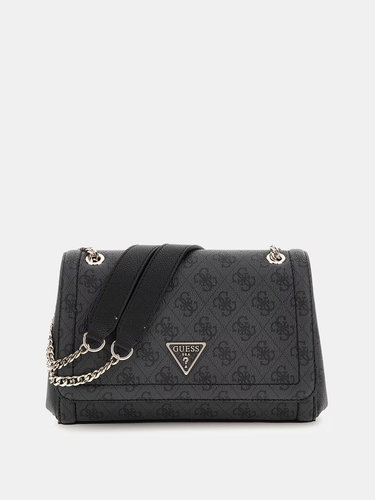 GUESS Handbag Noelle Convertible Xbody Flap black with logo - Handbag - Main image