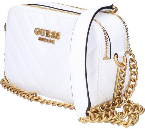 GUESS Jania 4G Logo Mini Crossbody Handbag White - Handbag - Main image