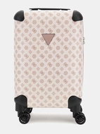 GUESS Wilder 4G Peony Logo Suitcase Beige - Suitcase
