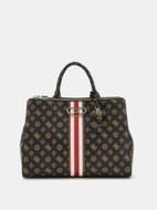 GUESS Nelka 4G Peony Logo Handbag Brown - Handbag
