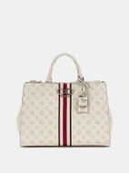 GUESS Nelka 4G Peony Logo Handbag White - Handbag