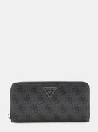 GUESS Wallet Laurel Large II black with logo - Wallet
