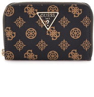 GUESS Wallet Laurel Medium mocha with logo - Wallet