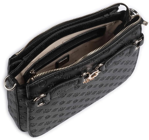 GUESS Handbag Arlena Logo Crossbody Hobo Black with Logo - Handbag - Main image