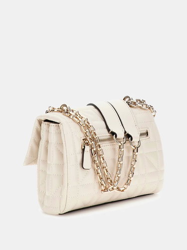 GUESS Handbag Assia Convertible Xbody Flap stone - Handbag - Main image