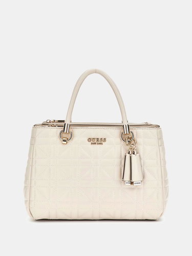 GUESS Handbag Assia High Society Satchel bone - Handbag - Main image