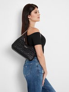 GUESS Handbag Assia Top Zip Black - Handbag