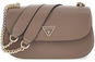 GUESS Kabelka Daryna Convertible xBody flap tmavě taupe - Kabelka