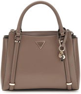 GUESS Kabelka Daryna satchel tmavě taupe - Kabelka