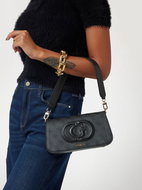 GUESS Handbag Eco Mietta Flap black with logo - Handbag