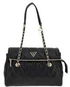 GUESS Kabelka Eda Satchel černá - Kabelka