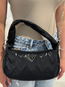 GUESS Kabelka Eda top zip shoulder bag černá - Kabelka