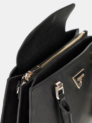 GUESS Handbag Ilia Small Girlfriend Satchel black - Handbag - Main image