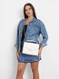 GUESS Kabelka Jorah convertible Xbody flap stone multi - Kabelka
