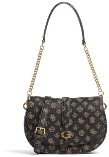GUESS Handbag Kuba Mini Crossbody mocha with logo - Handbag - Main image