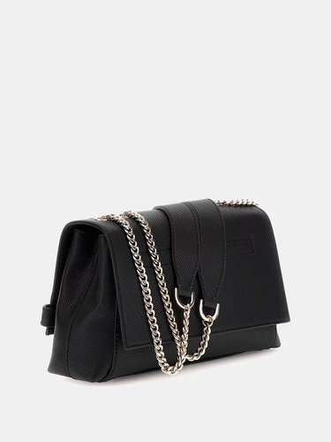 GUESS Handbag Levante Convertible xbody flap black - Handbag - Main image