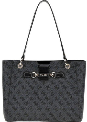 GUESS Handbag Nolana Noel Tote black with logo - Handbag - Main image