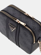 GUESS Handbag Noreen Camera Crossbody black with logo - Handbag
