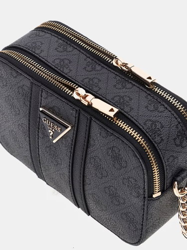 GUESS Handbag Noreen Camera Crossbody black with logo - Handbag - Main image