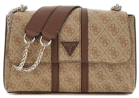 GUESS Handbag Noreen Convertible Xbody Flap latté with logo - Handbag - Main image