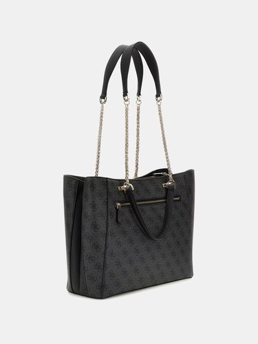 GUESS Handbag Noreen Girlfriend Carryall black with logo - Handbag - Main image