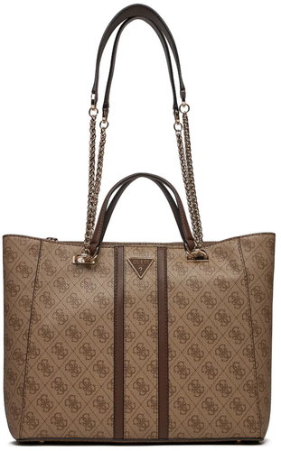 GUESS Handbag Noreen Girlfriend Carryall latte with logo - Handbag - Main image