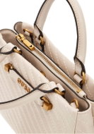 GUESS Handbag Sela Girlfriend Satchel bone - Handbag