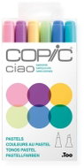 COPIC Ciao double-sided Brush Chisel 6 pcs pastel tones - Marker