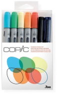 COPIC Ciao double-sided Brush Chisel 5+2 pcs Doodle Kit "rainbow" - Marker