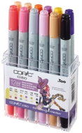 COPIC Ciao Double Sided Brush Chisel 12 pcs Manga Witch Tones - Marker