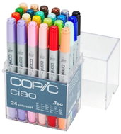 COPIC Ciao Double Sided Brush Chisel 24 pcs basic - Marker
