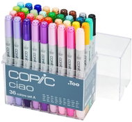 COPIC Ciao Double Sided Brush Chisel 36 pcs basic A - Marker