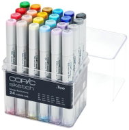 COPIC Sketch Double Sided Brush Chisel 24 pcs Manga Illustration - Marker