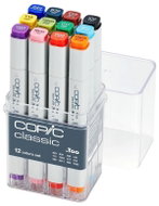 COPIC Classic double-sided Fine Chisel 12 pcs basic - Marker