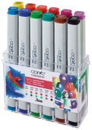 COPIC Classic double-sided Fine Chisel 12 pcs clear tones - Marker