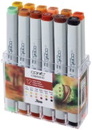 COPIC Classic double-sided Fine Chisel 12 pcs autumn tones - Marker